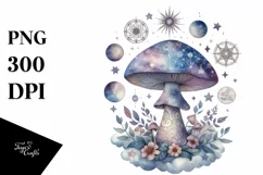 Mystical Mushroom | Celestial | Magic Mushrooms PNG |Tarot Product Image 8