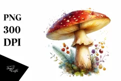 Detailed Magical Mushroom, Transparent PNG Product Image 3