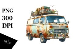 Rusty Van PNG Product Image 1