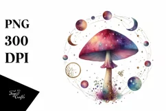 Mystical Mushroom | Celestial | Magic Mushrooms PNG |Tarot Product Image 1