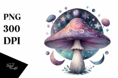 Mystical Mushroom | Celestial | Magic Mushrooms PNG |Tarot Product Image 1