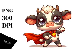 Superhero Baby Calf PNG Product Image 1