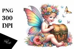 Treasure Chest Fairy PNG Product Image 1