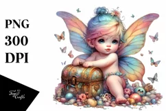 Treasure Chest Fairy PNG Product Image 1