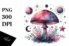 Mystical Mushroom | Celestial | Magic Mushrooms PNG |Tarot Product Image 8