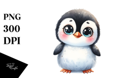 Baby Penguin Standing Up Human Like | Sublimation | Clipart Product Image 1