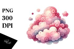 Very Simple Pinkish Cloud PNG Product Image 1