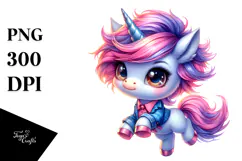 Baby Unicorn Transparent PNG Product Image 1