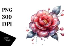 Glossy Camellia Clipart Product Image 3