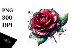 Glossy Camellia Clipart Product Image 1