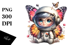 Cute Energetic Butterfly PNG Product Image 1
