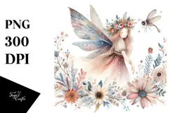 Washed Gothic Fairy PNG Product Image 1