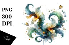 Abstract Glossy Snapdragon Clipart Product Image 3