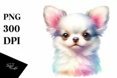 Watercolor Cute Pastel Chihuahua Product Image 3