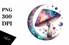 Mystical Mushroom | Celestial | Magic Mushrooms PNG |Tarot Product Image 8