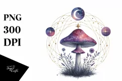 Mystical Mushroom | Celestial | Magic Mushrooms PNG |Tarot Product Image 8
