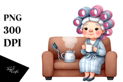 Watercolor Sofa Mug | Clipart Product Image 1