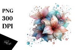 Shiny Azalea Made of Material PNG Product Image 1