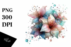 Shiny Azalea Made of Material PNG Product Image 1