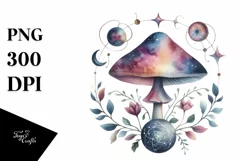 Mystical Mushroom | Celestial | Magic Mushrooms PNG |Tarot Product Image 8