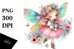 Colorful Cute Fairy Watercolor Product Image 3