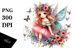 Colorful Cute Fairy Watercolor Product Image 3
