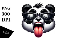 Serious Panda with Sunglasses, High-Res PNG Product Image 1