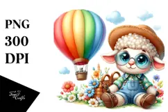 Goofy Baby Lamb PNG Product Image 1