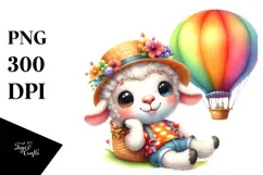 Goofy Baby Lamb PNG Product Image 1