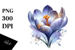 Detailed Shiny Crocus Made of Shiny Material | Sublimation | Product Image 1