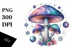 Mystical Mushroom | Celestial | Magic Mushrooms PNG |Tarot Product Image 8