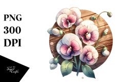 Wooden Stained Sweet Pea with Metallic Insertions | Product Image 3