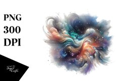 Abstract Artistic Cosmos Clipart Product Image 3