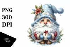 Detailed Winter Gnome, Transparent PNG Product Image 1