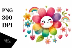 Colorful Flower, Transparent PNG Product Image 1