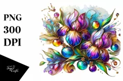 Watercolor Luxury Flower Splash Clipart Product Image 3