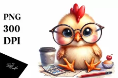 Funny Baby Rooster es Clipart Product Image 1