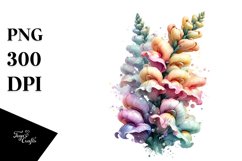 Pastel Shiny Snapdragon, PNG Product Image 3