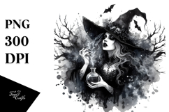 Washed Evil Witch with Magic Potion PNG Product Image 1
