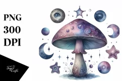 Mystical Mushroom | Celestial | Magic Mushrooms PNG |Tarot Product Image 8
