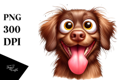 Crazy Looking Chesapeake Bay Retriever | Funny Watercolor Product Image 1