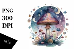 Mystical Mushroom | Celestial | Magic Mushrooms PNG |Tarot Product Image 8