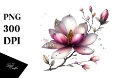 Magnolia Made of Material, Summer Splash PNG Product Image 1