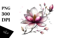 Magnolia Made of Material, Summer Splash PNG Product Image 1