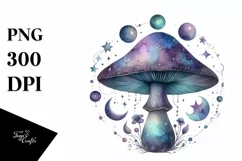 Mystical Mushroom | Celestial | Magic Mushrooms PNG |Tarot Product Image 8