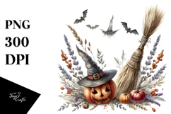 Halloween Broomstick PNG Product Image 1