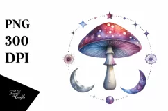 Mystical Mushroom | Celestial | Magic Mushrooms PNG |Tarot Product Image 8