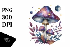 Mystical Mushroom | Celestial | Magic Mushrooms PNG |Tarot Product Image 8