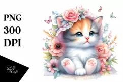 Watercolor Cow Portrait, Transparent PNG Product Image 1
