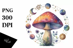 Mystical Mushroom | Celestial | Magic Mushrooms PNG |Tarot Product Image 8